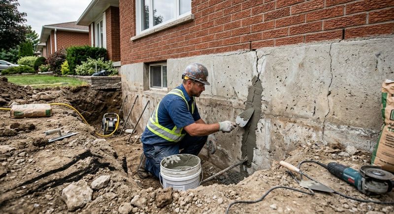 Basement Foundation Repair in Rowley, MA