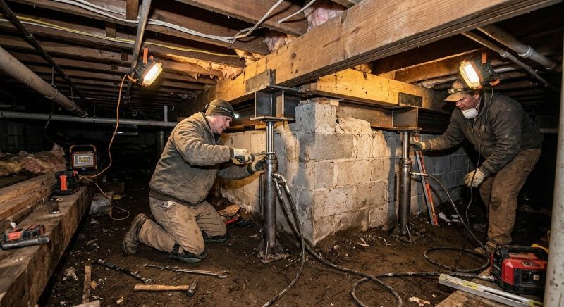 Basement Foundation Repair in Sandown, NH