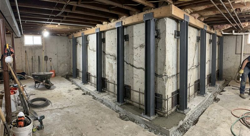 Basement Underpinning in Newburyport, MA