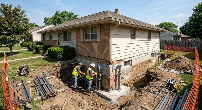 Building Foundation Repair in Dracut, MA