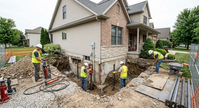 Building Foundation Repair in North Reading, MA