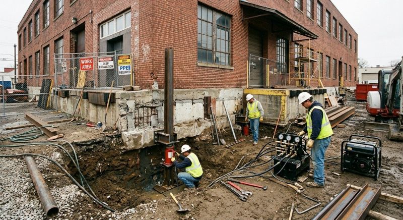 Building Foundation Repair in Peabody, MA