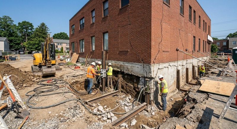 Building Foundation Repair in Rockport, MA