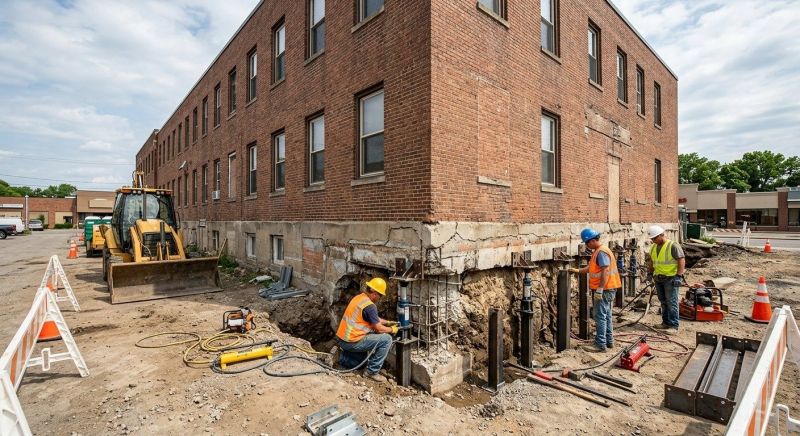 Commercial Foundation Repair in Newburyport, MA