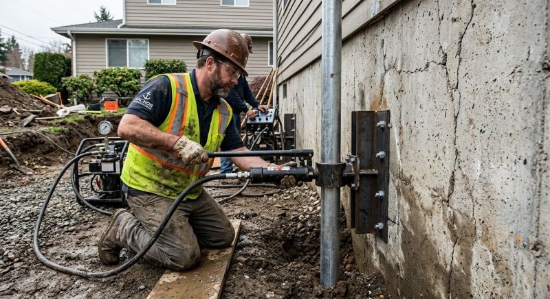 Concrete Foundation Leveling in Stratham, NH