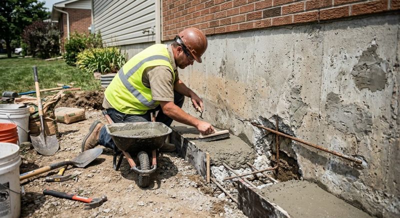 Concrete Foundation Repair in Groveland, MA