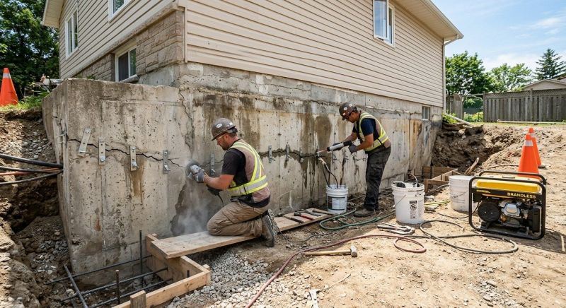 Concrete Foundation Repair in Hampstead, NH