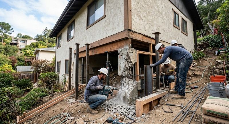 Concrete Foundation Repair in Wilmington, MA