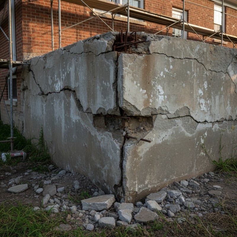 Cracked Foundation Repair in Gloucester, MA