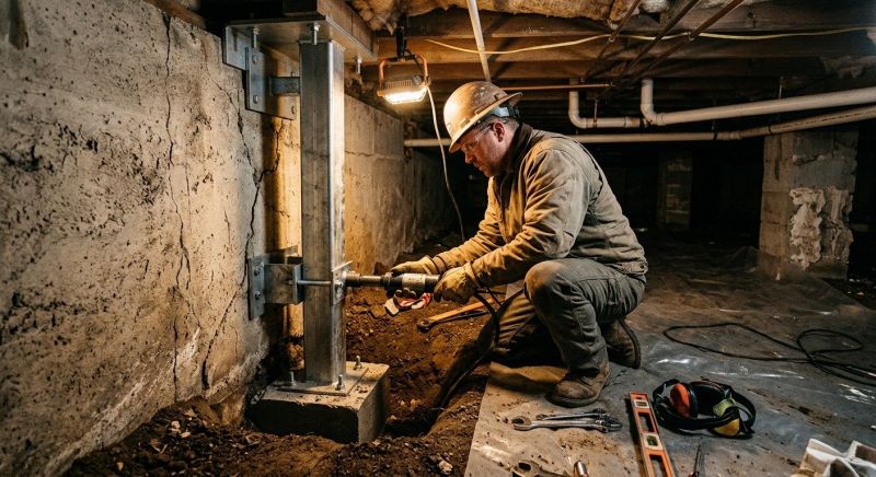 Crawlspace Foundation Repair in Newburyport, MA