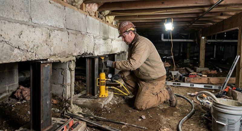 Crawlspace Foundation Repair in Salisbury, MA