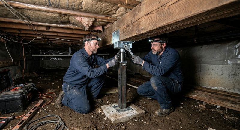 Crawlspace Foundation Repair in Tewksbury, MA