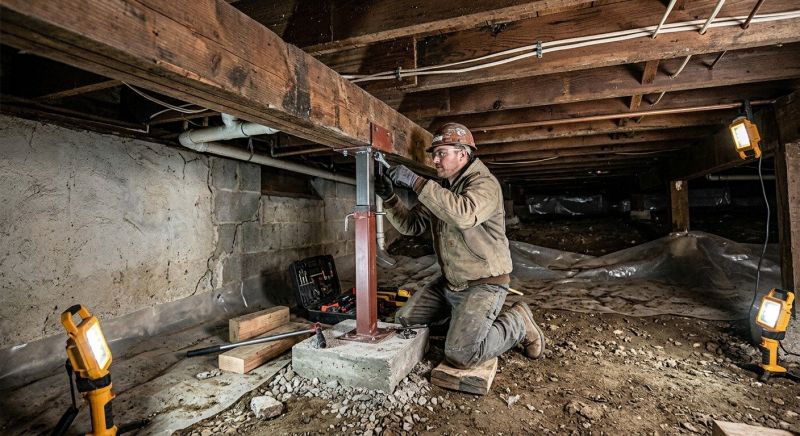 Crawlspace Foundation Repair in Wakefield, MA