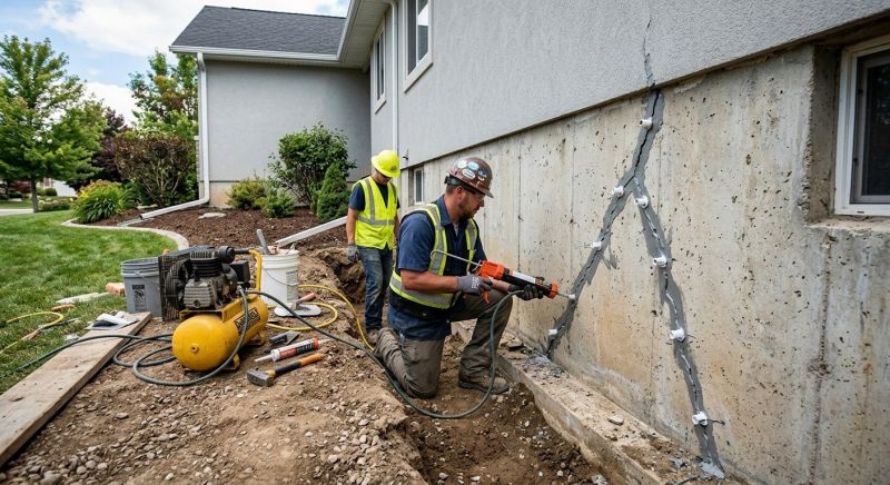 Foundation Crack Repair in Groveland, MA