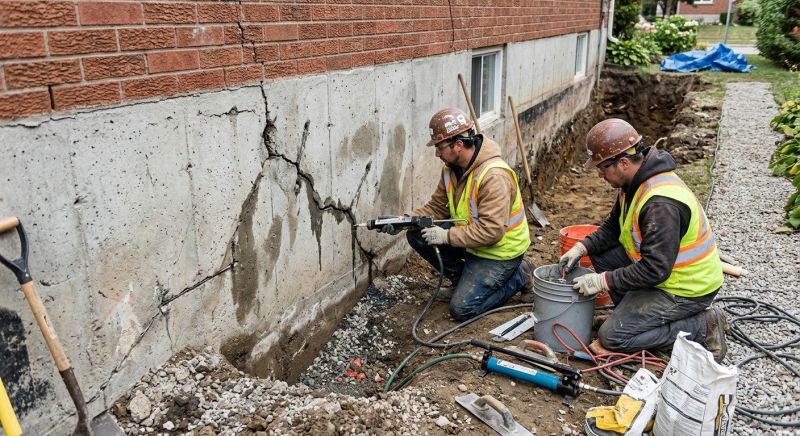 Foundation Cracks Repair in Newburyport, MA