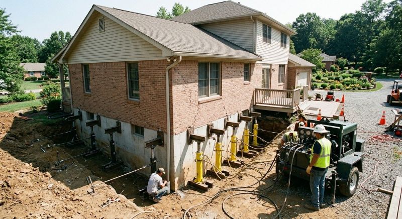 Foundation Jacking in Beverly, MA