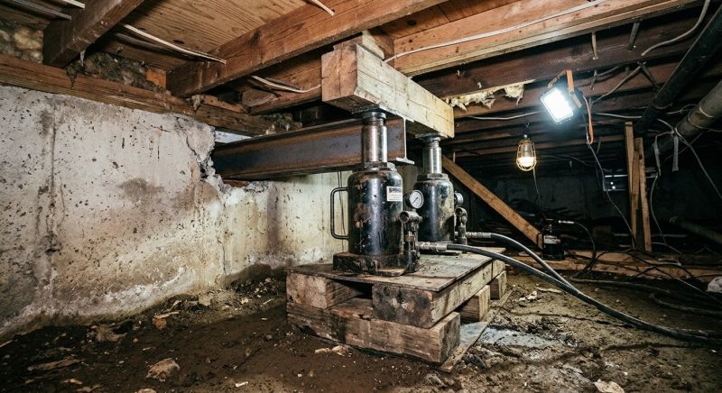 Foundation Jacking in Eliot, ME