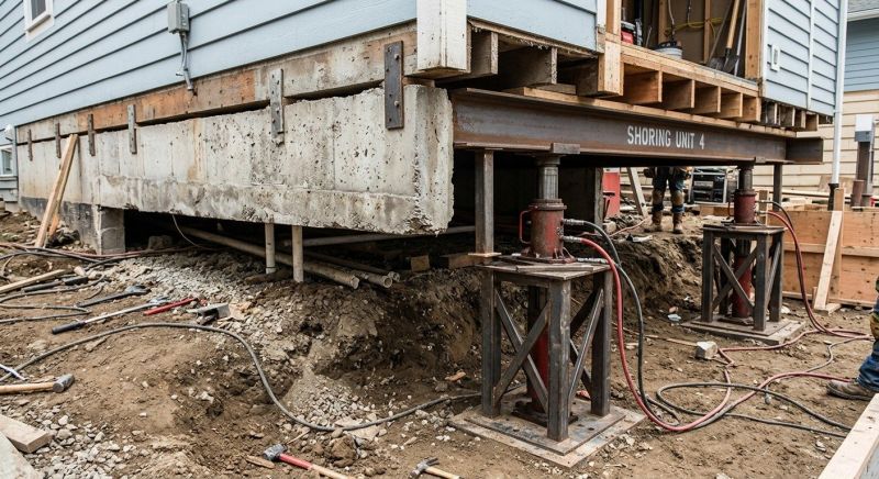 Foundation Jacking in Exeter, NH