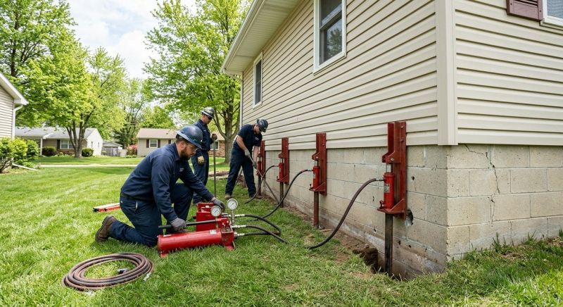 Foundation Jacking in Sandown, NH