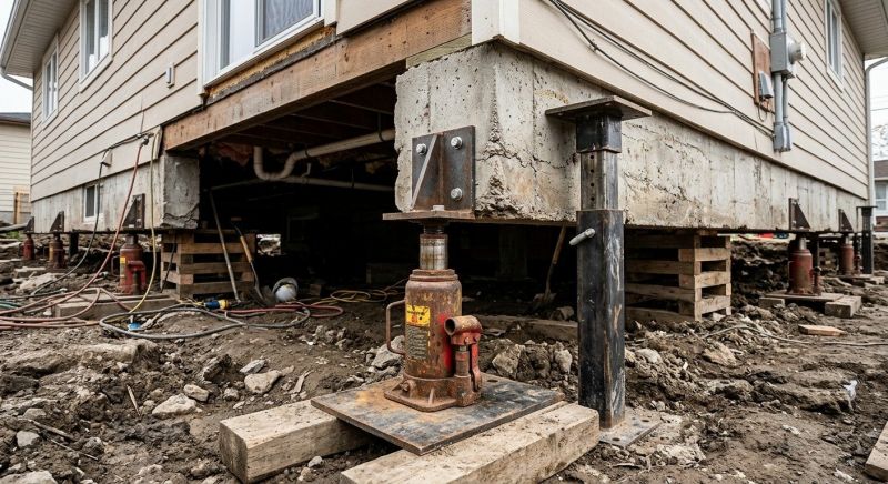 Foundation Lifting in Essex, MA