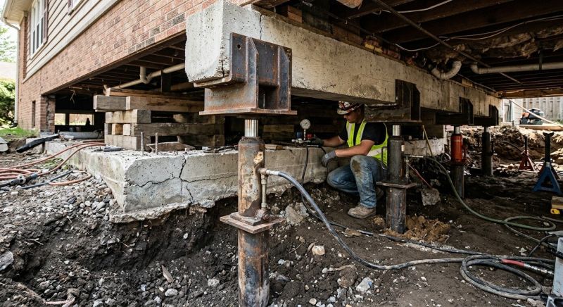 Foundation Lifting in Salem, NH