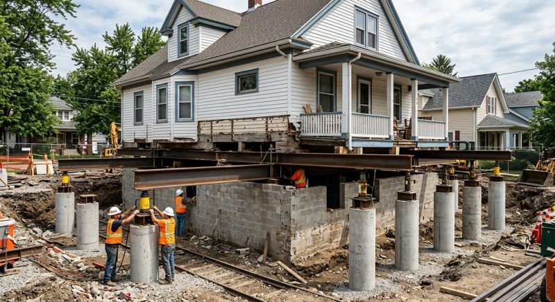 Foundation Raising in Pelham, NH