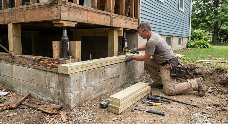 Foundation Repair in North Hampton, NH