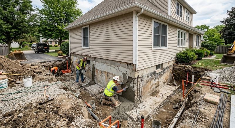 Foundation Restoration in Newburyport, MA