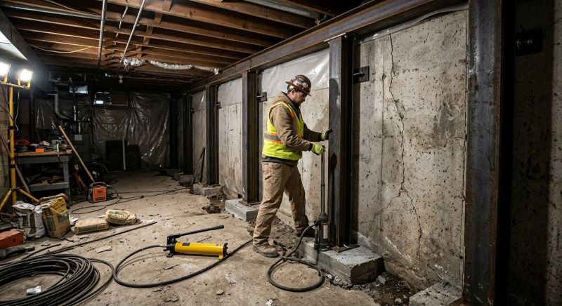 Foundation Stabilizing in Georgetown, MA