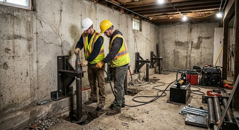 Foundation Stabilizing in Ipswich, MA