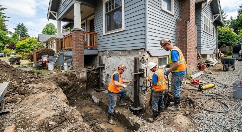 Foundation Stabilizing in Rowley, MA