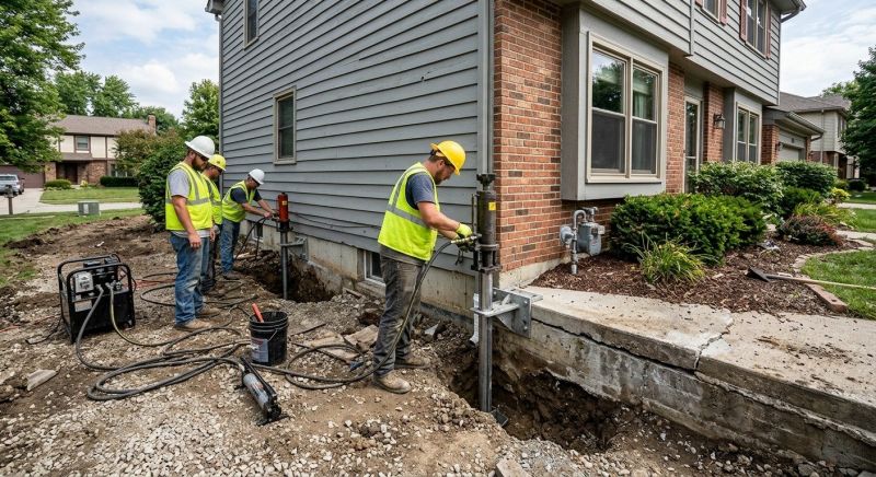 Foundation Stabilizing in Sandown, NH