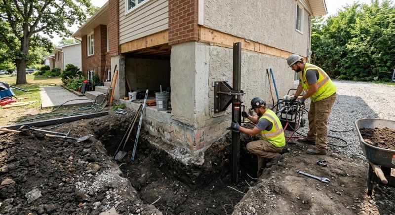Foundation Structural Repair in Dracut, MA