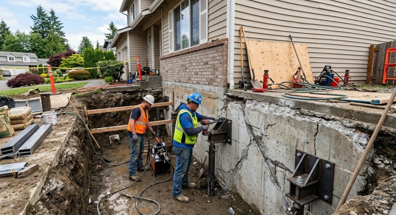 Foundation Structural Repair in Reading, MA