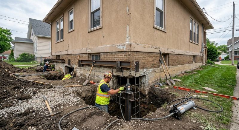 Foundation Underpinning in Newburyport, MA