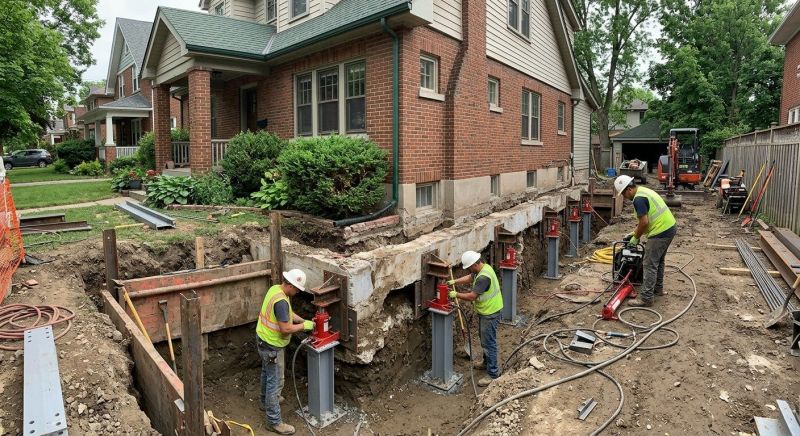 Foundation Underpinning in Newburyport, MA