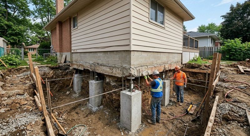 Foundation Underpinning in Newburyport, MA