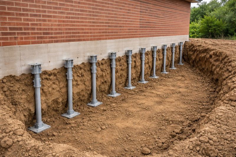 Helical Piers Installation in Newburyport, MA