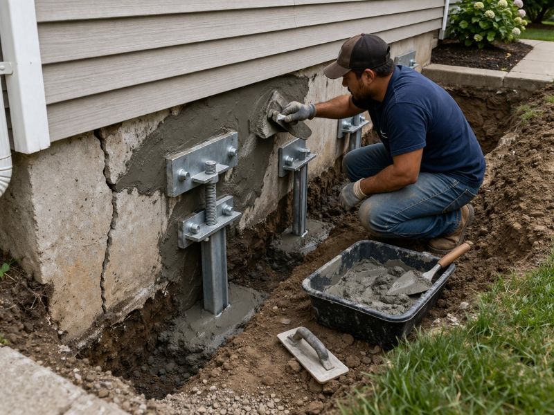 House Foundation Repair in Durham, NH