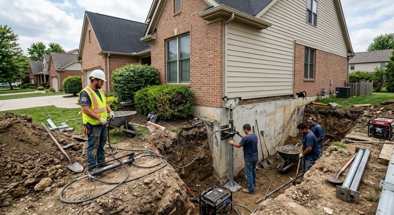 House Foundation Repair in Stratham, NH