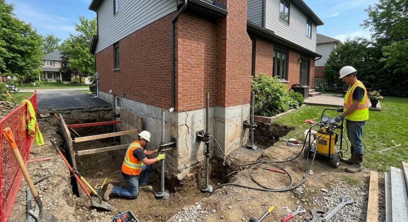 House Underpinning in Newburyport, MA
