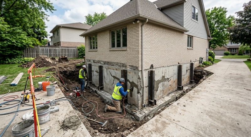 Sinking Foundation Repair in Eliot, ME