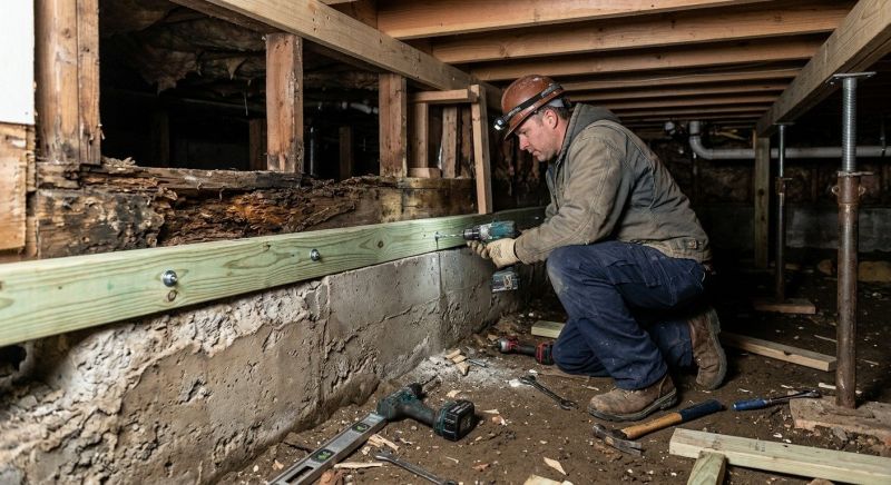 Sinking Foundation Repair in Eliot, ME