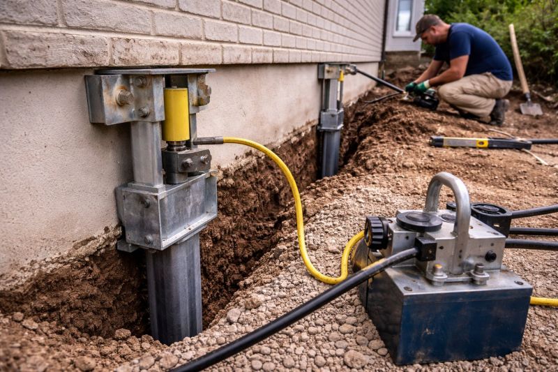 Sinking Foundation Repair in Sandown, NH