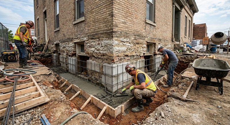 Structural Underpinning in Newburyport, MA